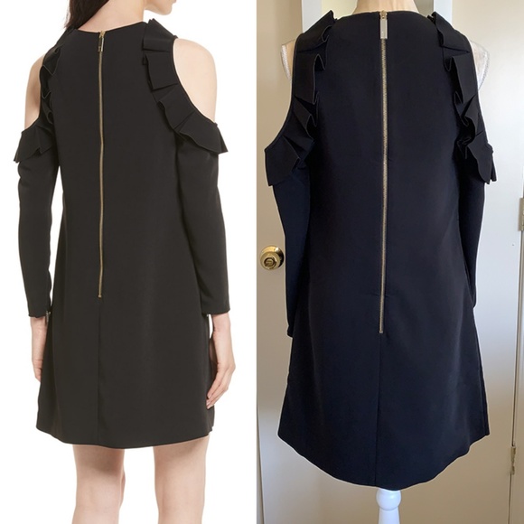 TED BAKER | Cold Shoulder Dress | Size 1 - Picture 7 of 11